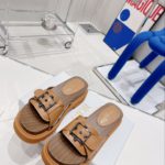 Christian Dior Women's Diorquake Slide Brown For Women CD