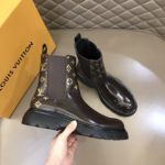 Louis Vuittion LV Bold Chelsea Boot Brown For Men LV 1A9FEK