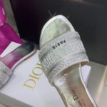 Christian Dior Women's Dway Slide Sliver For Women CD