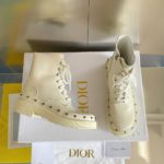 Christian Dior Women's Diorquake Ankle Boot White For Women CD