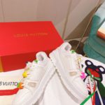 Louis Vuitton Women's LV Trainer Sneaker White For Women LV