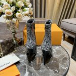 Louis Vuitton Women's Cherie Ankle Boots White Women LV