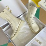 Christian Dior Women's Diorquake Ankle Boot White For Women CD