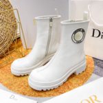 Christian Dior Women's Dior Symbol Ankle Boots White For Women CD KCI770VSO_S03W