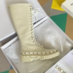 Christian Dior Women's Diorquake Ankle Boot White For Women CD