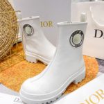 Christian Dior Women's Dior Symbol Ankle Boots White For Women CD KCI770VSO_S03W