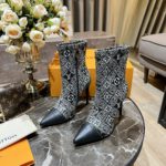 Louis Vuitton Women's Cherie Ankle Boots White Women LV
