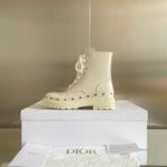 Christian Dior Women's Diorquake Ankle Boot White For Women CD