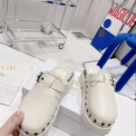 Christian Dior Women's Diorquake Clog White For Women CD