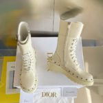 Christian Dior Women's Diorquake Ankle Boot White For Women CD