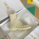 Christian Dior Women's Diorquake Ankle Boot White For Women CD
