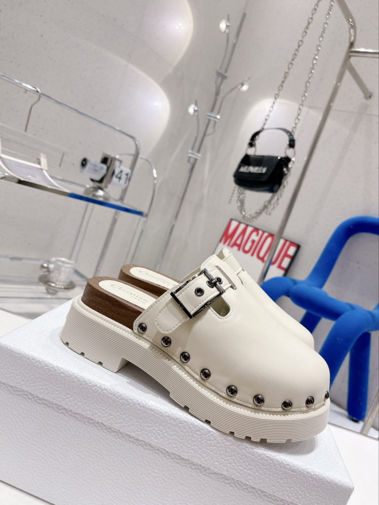 Christian Dior Women's Diorquake Clog White For Women CD