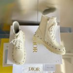 Christian Dior Women's Diorquake Ankle Boot White For Women CD