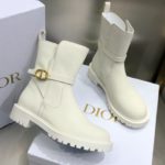 Christian Dior Women's Dior Empreinte Ankle Boot White For Women CD
