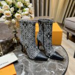 Louis Vuitton Women's Cherie Ankle Boots White Women LV