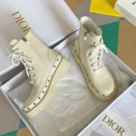 Christian Dior Women's Diorquake Ankle Boot White For Women CD