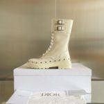Christian Dior Women's Diorquake Ankle Boot White For Women CD