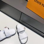 Louis Vuitton Women's Bom Dia Flat Mule White For Women LV