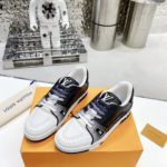 Louis Vuitton Women's LV Trainers Black For Women LV