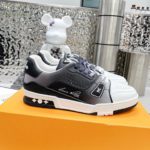 Louis Vuitton Women's LV Trainers Black For Women LV