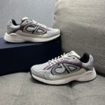 Christian Dior Women's B30 Sneaker Gray Mesh And Lavender For Women CD
