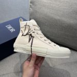 Christian Dior Women's B23 Cactus Jack Dior High-Top Sneaker Beige For Women CD