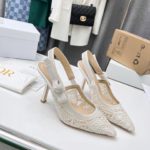 Christian Dior Women's J'Adior Slingback Pump White For Women CD KCP945MCM_S03W