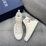 Christian Dior Women's B23 Cactus Jack Dior High-Top Sneaker Beige For Women CD