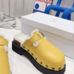 Christian Dior Women's Diorquake Clog Yellow For Women CD