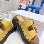Christian Dior Women's Diorquake Sandal Yellow For Women CD KCQ713VEA_S18Y