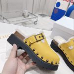 Christian Dior Women's Diorquake Clog Yellow For Women CD