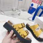 Christian Dior Women's Diorquake Sandal Yellow For Women CD
