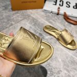 Louis Vuitton Women's Magnetic Flat Mule Gold For Women LV