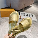 Louis Vuitton Women's Magnetic Flat Mule Gold For Women LV
