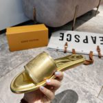 Louis Vuitton Women's Magnetic Flat Mule Gold For Women LV