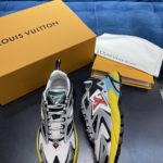 Louis Vuittion LV Runner Tatic Sneaker Yellow And White For Men LV