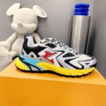 Louis Vuittion LV Runner Tatic Sneaker Yellow And White For Men LV