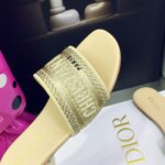 Christian Dior Women's Dway Slide Yellow For Women CD KCQ209LCS_S62K