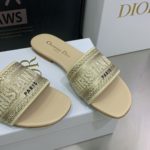 Christian Dior Women's Dway Slide Yellow For Women CD KCQ209LCS_S62K