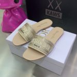 Christian Dior Women's Dway Slide Yellow For Women CD KCQ209LCS_S62K