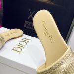 Christian Dior Women's Dway Slide Yellow For Women CD KCQ209LCS_S62K