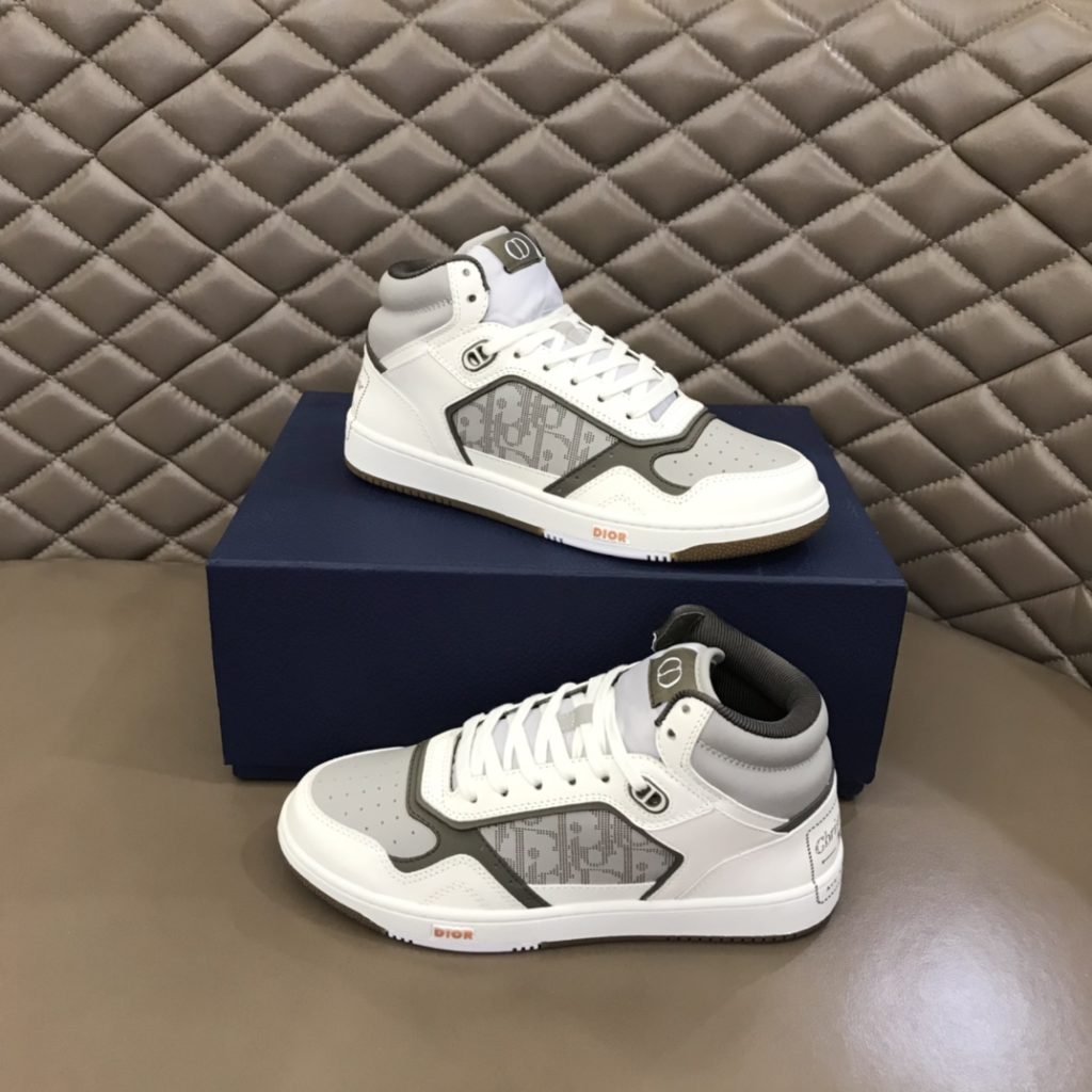 Christian Dior Women's B27 High-Top Sneaker Gray For Women CD