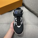 Louis Vuitton LV Trainer 2 Sneaker Black For Men LV 1AAHCI