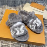 Louis Vuitton Women's Paseo Flat Comfort Mule Grey For Women LV