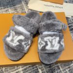Louis Vuitton Women's Paseo Flat Comfort Mule Grey For Women LV