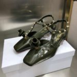 Christian Dior Women's Rose Fantastique Pump Green For Women CD 1.5in/4cm
