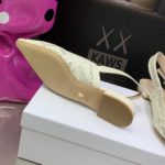 Christian Dior Women's J'Adior Slingback Ballerina Flat White For Women CD