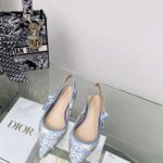 Christian Dior Women's J'Adior Slingback Pump Blue For Women CD 2.5in/6.5 cm