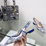 Christian Dior Women's J'Adior Slingback Pump Bright Blue For Women CD 0.7in/ 2cm