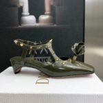 Christian Dior Women's Rose Fantastique Pump Green For Women CD 1.5in/4cm